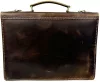  Skvelá nostalgická pánska kožená aktovka 39 x 28,5 cm
