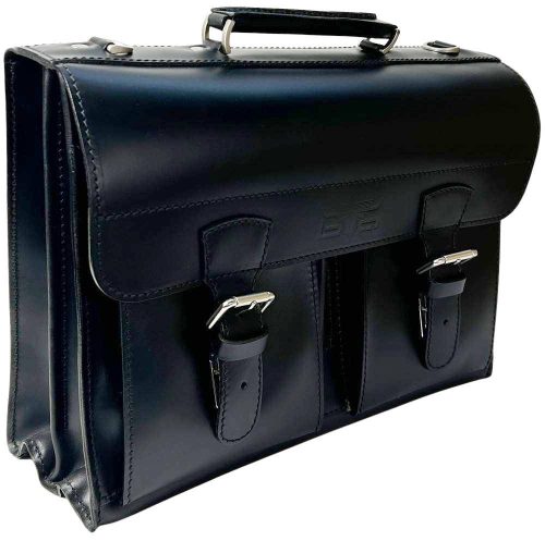  Akordeónová sťahovacia kožená pánska aktovka 42 x 30 cm.