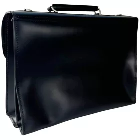    Akordeónová sťahovacia kožená pánska aktovka 42 x 30 cm.