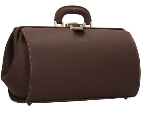  Veľká lekárska taška z byvolej kože 41x18x24 cm