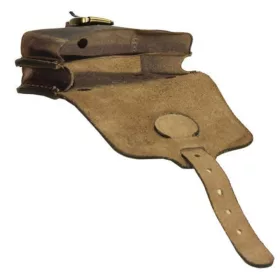  Horizontálna taška na opasok z byvolej kože