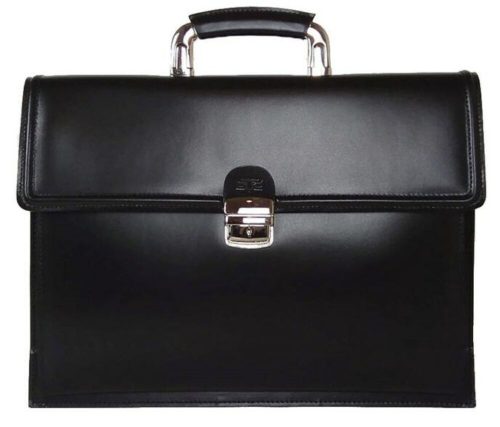  Jednodielny pevný kožený kufrík