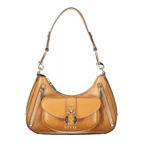    Dámska kabelka cez rameno Guess v koňakovo hnedej farbe 27 x 18 x 7 cm