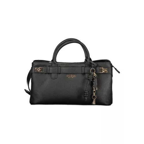  Dámska čierna kabelka Guess jeans 33 x 18 x 10 cm