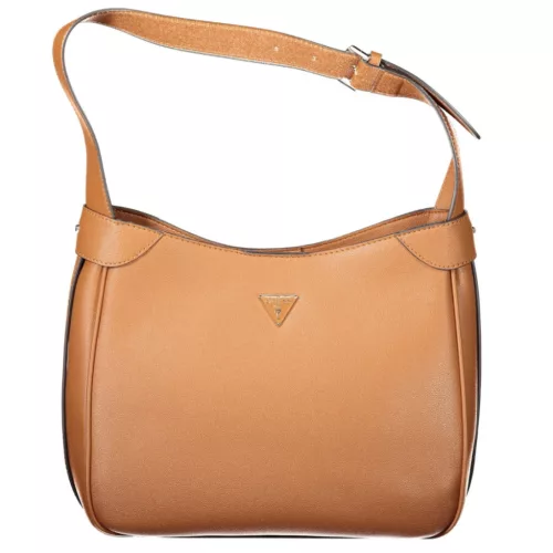  Dámska kabelka cez rameno Guess Jeans koňakovej farby, bočná taška 32 x 27 x 10 cm