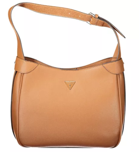  Dámska kabelka cez rameno Guess Jeans koňakovej farby, bočná taška 32 x 27 x 10 cm
