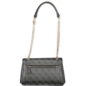  Dámska čierna kabelka Guess jeans 24 x 16 x 7 cm