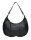 Bonacci Adrina Talianska dámska čierna kožená taška cez rameno, kabelka