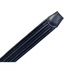  Čierny, tenký, pánsky kožený opasok, 130 cm