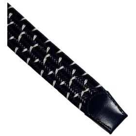  Čierny, tenký, pánsky kožený opasok, 130 cm