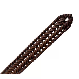  Čierny, tenký, pánsky kožený opasok, 130 cm