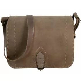    Dámska lovecká taška z byvolej kože Blázek a Anni, taška cez rameno 32x20 cm