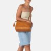  Koňaková dámska bočná kožená taška Burkely Just Jolie, crossover 30 x 23 cm