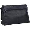  Dámska bočná kožená taška Burkely Just Jolie tmavomodrá, crossover 30 x 23 cm