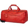  Kožená cestovná taška Burkely Minimal Mason červená 58 x 29 cm