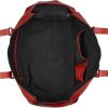 Kožená cestovná taška Burkely Minimal Mason červená 58 x 29 cm