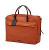  Oranžová kožená taška na notebook Burkely Moving Maddox, bočná taška 15,6"