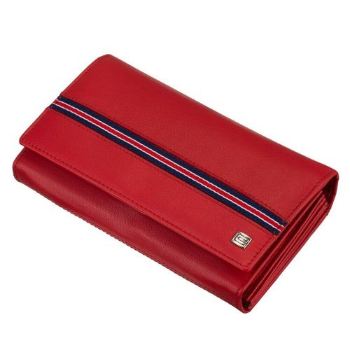  Výber dámskej saténovej červenej koženej peňaženky
