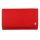 Výber červenej dámskej koženej peňaženky s patentom