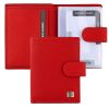  Výberový červený kožený komplexný remienok na karty, peňaženku