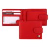  Výber kompaktnej koženej červenej peňaženky
