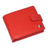  Výber kompaktnej koženej červenej peňaženky 12 x 9,5 cm