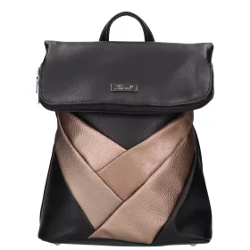    Karen Oliwia čierno-grafitová dámska vláknitá kožená kabelka, taška cez rameno