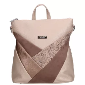    Karen Oliwia čierno-grafitová dámska vláknitá kožená kabelka, taška cez rameno