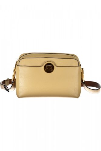 Dámska kožená kabelka cez rameno, crossbody béžová Coccinelle 22 x 14,5 x 8,5 cm