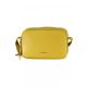  Žltá dámska kožená crossbody kabelka Coccinelle, taška cez rameno 23 x 15 x 9 cm