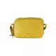  Žltá dámska kožená crossbody kabelka Coccinelle, taška cez rameno 23 x 15 x 9 cm