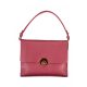  Dámska kožená kabelka Coccinelle magenta 23 x 18 x 9 cm