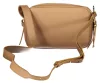  Dámska hnedá kožená kabelka Coccinelle, crossbody, 22 x 13 x 10 cm