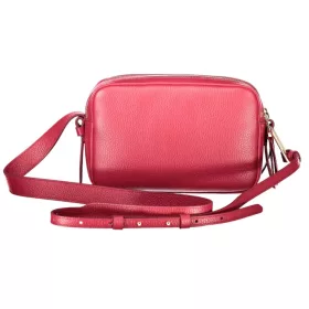    Dámska kožená kabelka Coccinelle červená, crossbody 22 x 13 x 10 cm