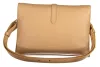  Dámska hnedá kožená kabelka Coccinelle, crossbody 25 x 16 x 10 cm
