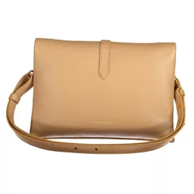    Dámska hnedá kožená kabelka Coccinelle, crossbody 25 x 16 x 10 cm