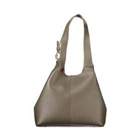   Coccinelle C-Easy sötét taupe női marhabőr hobó válltáska 30 x 25 x 10 cm