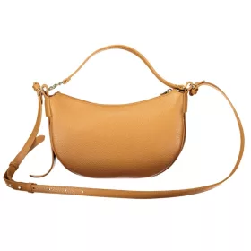    Dámska kožená kabelka cez rameno Coccinelle v koňakovo hnedej farbe 28 x 18 x 5 cm