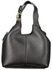 Coccinelle C-Easy fekete női marhabőr hobó válltáska 20 x 15 x 13 cm