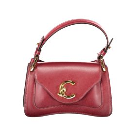  Dámska kožená taška Coccinelle červená 20 x 12 x 7 cm