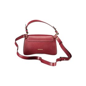 Dámska kožená taška Coccinelle červená 20 x 12 x 7 cm