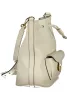 Coccinelle Beat Generation fehér bőr bucketbag, vödörtáska 27 × 21 × 14 cm