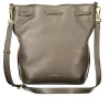 Coccinelle Beat Generation taupe bőr bucketbag, vödörtáska 27 × 21 × 14 cm