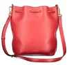 Coccinelle piros bőr bucketbag, vödörtáska 27 x 21 x 14 cm