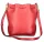 Coccinelle piros bőr bucketbag, vödörtáska 27 x 21 x 14 cm