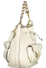 Coccinelle törtfehér női bőr vödörtáska, bucketbag 21x 18 x 12 cm