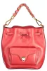 Coccinelle piros női bőr vödörtáska, bucketbag 21x 18 x 12 cm