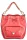 Coccinelle piros női bőr vödörtáska, bucketbag 21x 18 x 12 cm