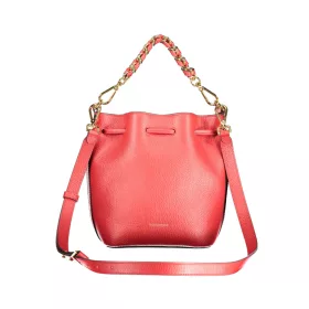  Coccinelle piros női bőr vödörtáska, bucketbag 21x 18 x 12 cm