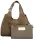 Coccinelle C-Easy sötét taupe velúr bőr női kisméretű válltáska 20 x 15 x 13 cm
